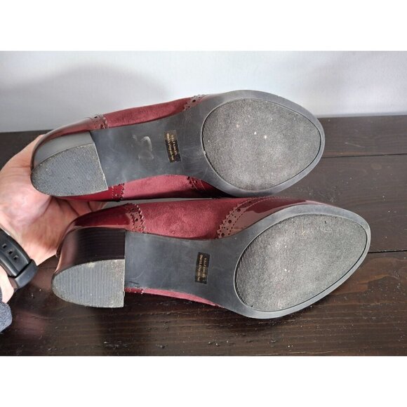 Karen Scott Terrie Wine Red Tassel Loafer Pumps/Pre-owned, Sz. 9 - Picture 8 of 9